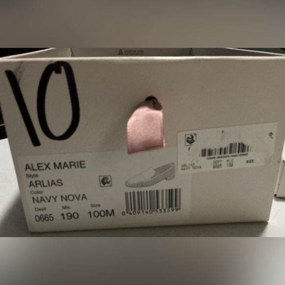 Alex Marie Navy Loafer Shoe - Picture 3 of 10